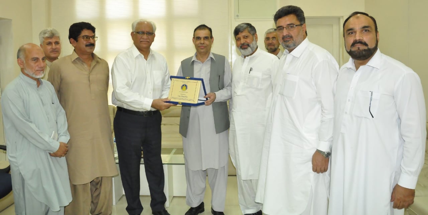 Talk to academia on PQNK at the University of Agriculture, Peshawar.